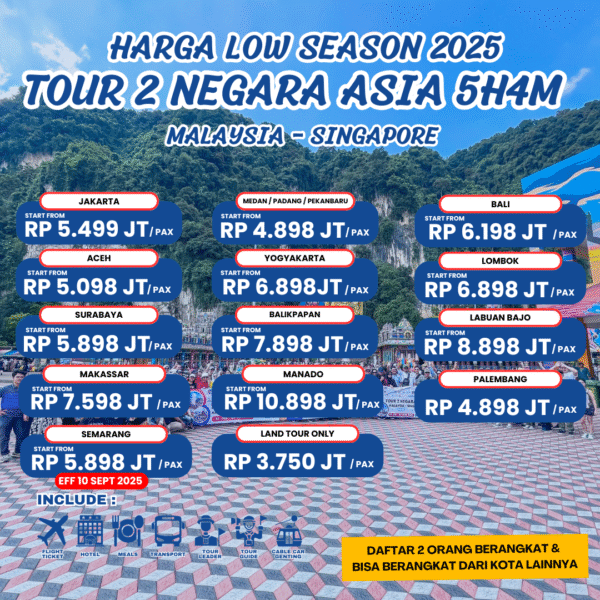 Tour 2 Negara Asia 5D4N - Gambar 2
