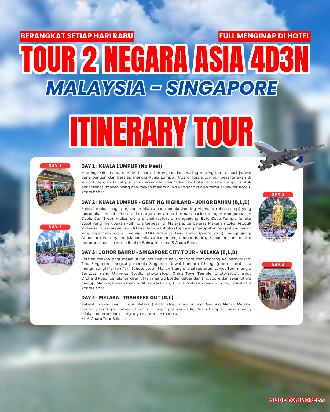Tour 2 Negara Asia 4D3N - Gambar 3