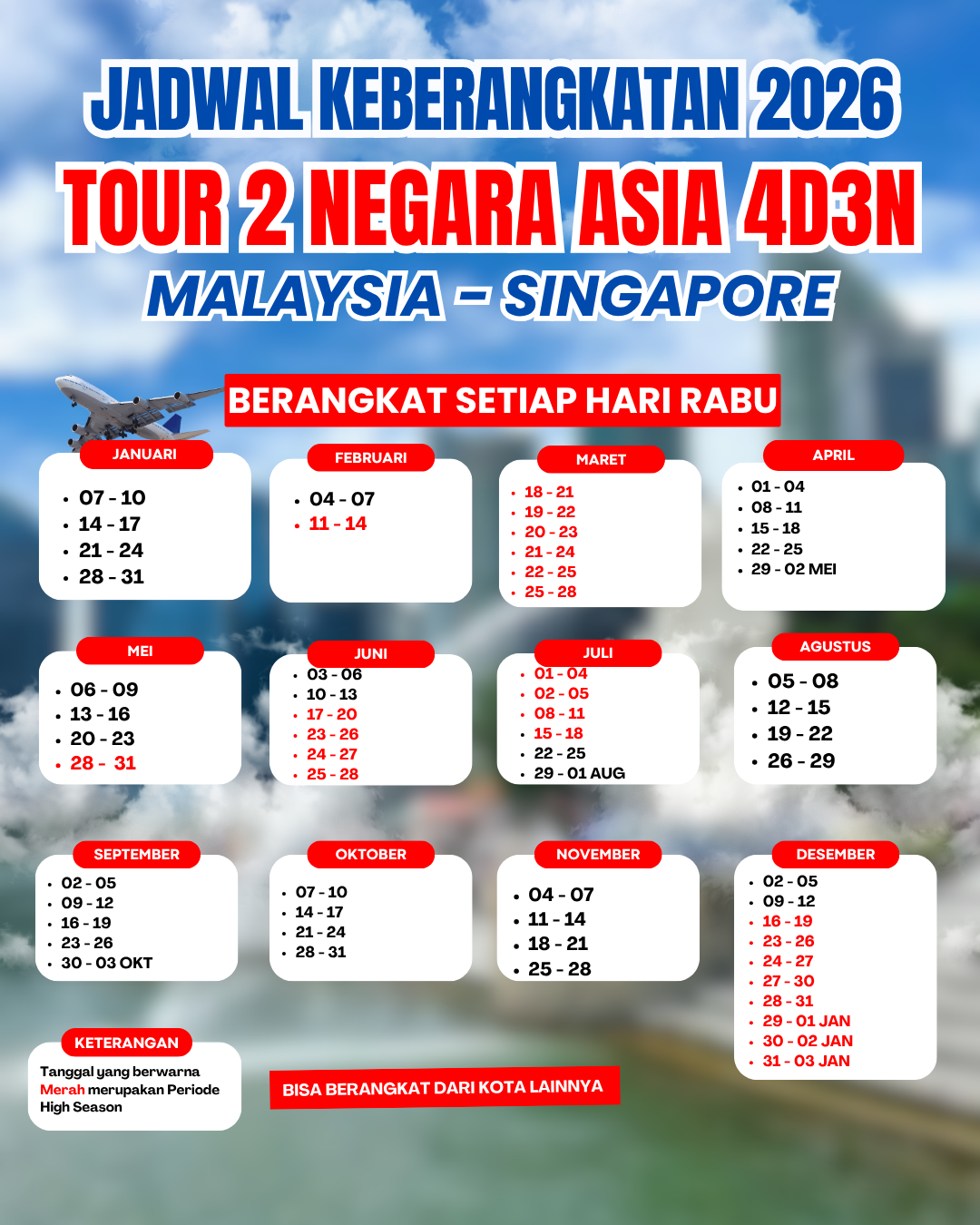 Tour 2 Negara Asia 4D3N - Gambar 4