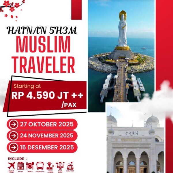 Tour China Hainan Muslim Traveler 5D3N - Gambar 2
