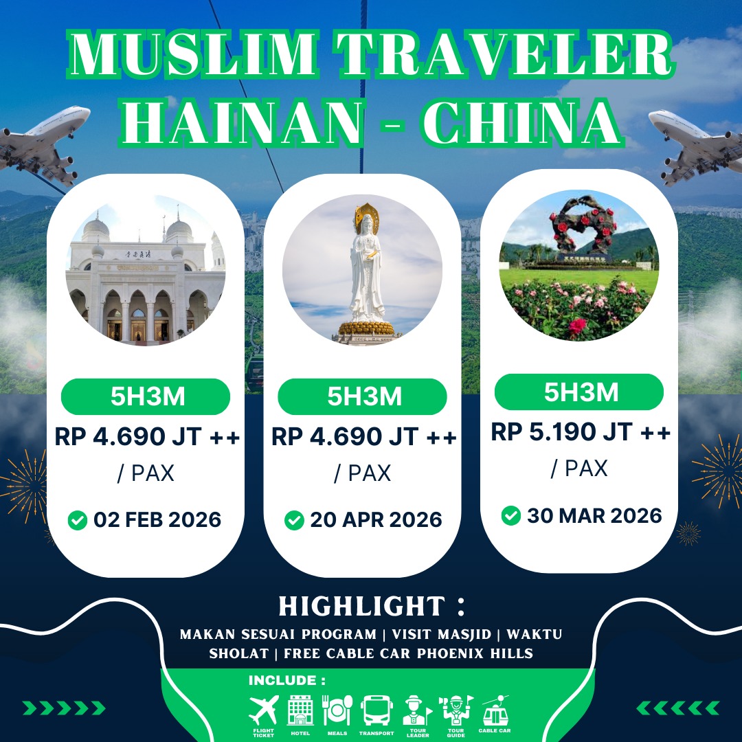 Tour China Hainan Muslim Traveler 5D3N - Gambar 2