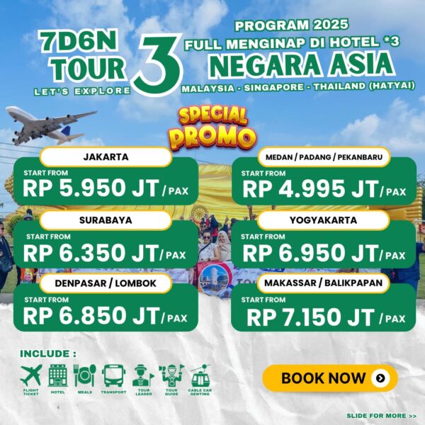 Tour 3 Negara Asia 7D6N - Gambar 2