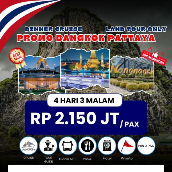 Bangkok Pattaya Dinner Cruise 4D3N - Gambar 2